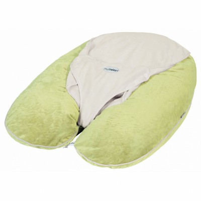 Housse de Multirelax seule Soft boa Anis et �cru par Candide