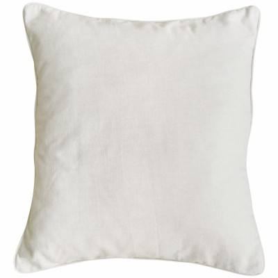 Coussin carré décoratif sirène beige (26 x 26 cm)