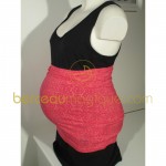 Bandeau de grossesse Dehli rose - L�ssig