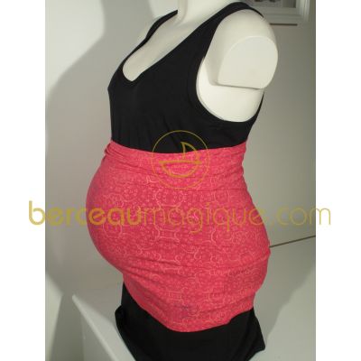 Bandeau de grossesse Dehli rose par L�ssig