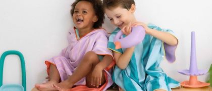 Poncho de plage enfant
