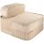 Variation Beige du produit Chauffeuse Brown Sugar velours côtelé de la marque Wigiwama