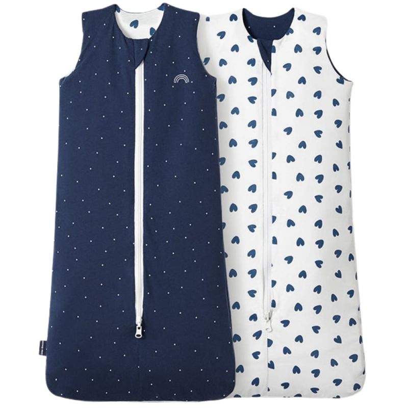 Gigoteuse réversible bleue 4 saisons TOG 1-3 (90 cm) Les petites billes