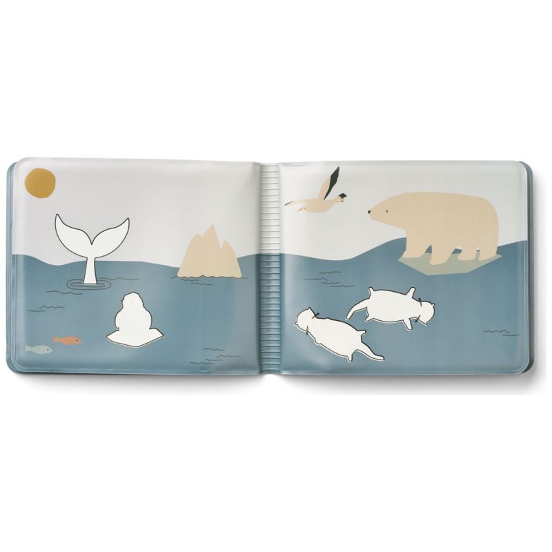Livre de bain magique Waylon Arctic Sea Liewood Produit ouvert 3