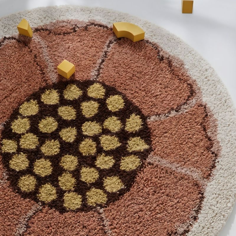 Tapis rond Bohemian Flora (120 cm) Nattiot Ambiance 4