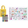 Set de table à colorier lavable et réutilisable Conte de fées avec 10 feutres Eatsleepdoodle Produit 1