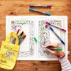 Set de table à colorier lavable et réutilisable Conte de fées avec 10 feutres Eatsleepdoodle Ambiance 7