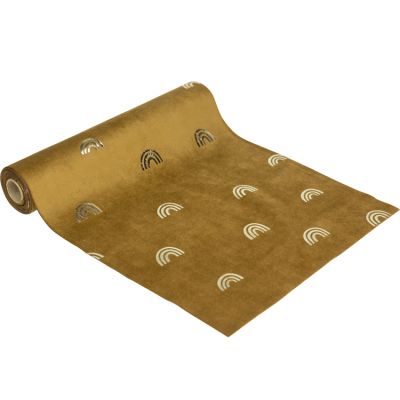 Chemin de table velours Arc-en-ciel