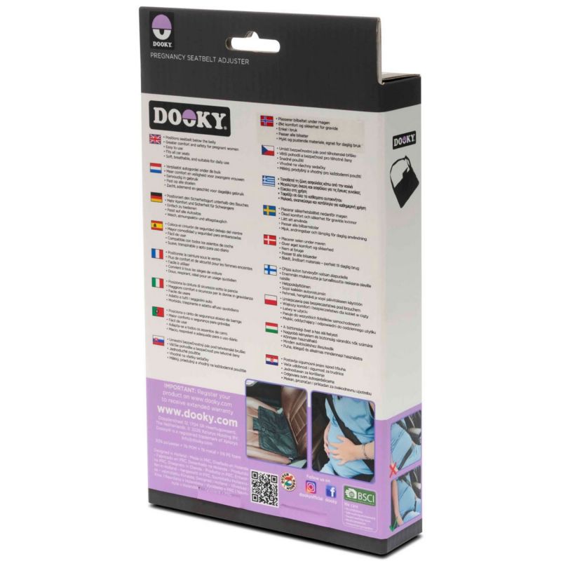 Ajusteur de ceinture de sécurité grossesse Dooky Packaging 9