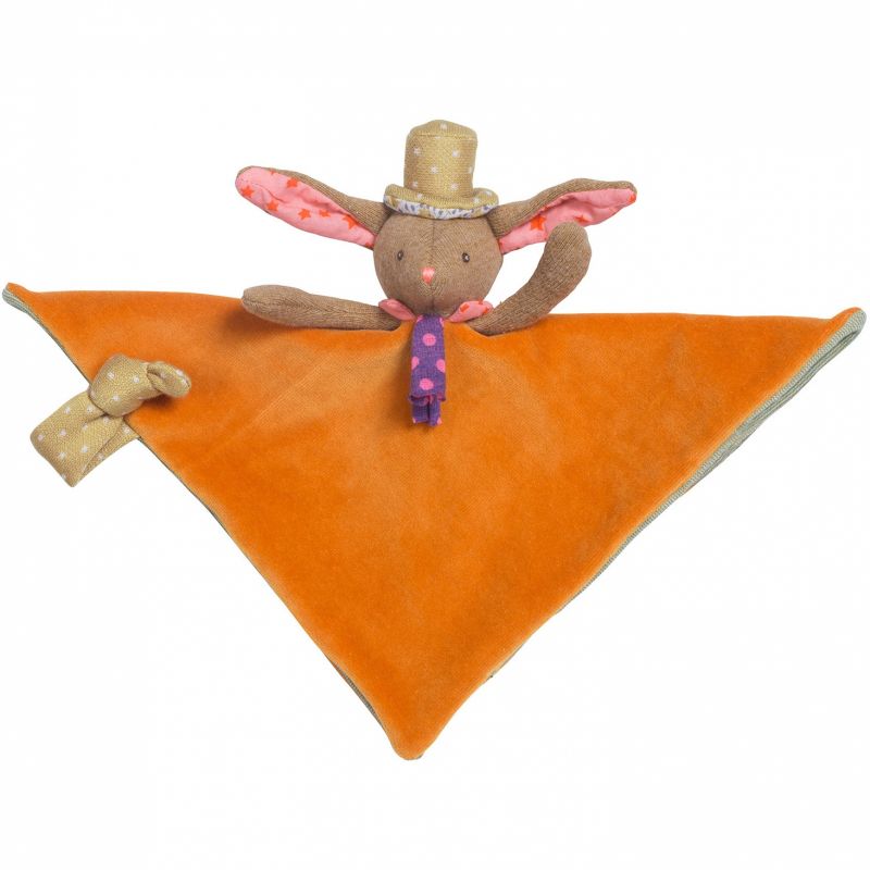 Doudou plat lapin Les Tartempois (25 x 25 cm) Moulin Roty