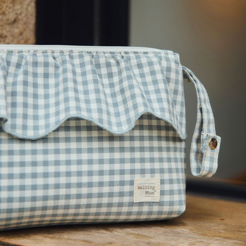 Trousse de toilette Praliné Vichy Matcha Walking Mum Ambiance 3