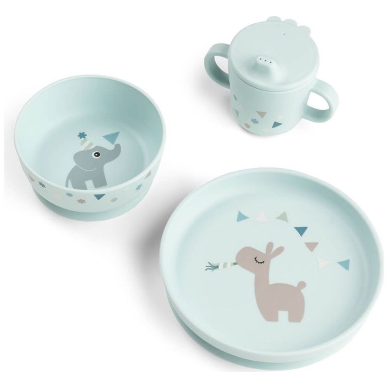 Coffret repas ventouse Foodie Celebration Bleu Done by Deer Produit 2