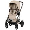 Poussette tout-terrain Talos S Lux 2026 avec nacelle soupleAlmond Beige Cybex Produit 1