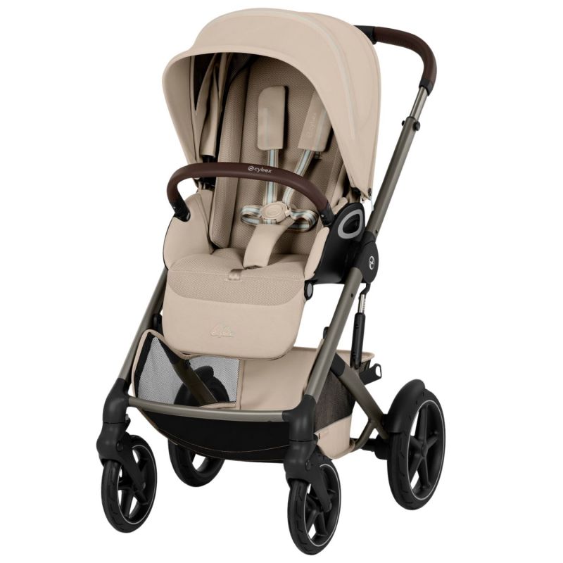 Poussette tout-terrain Talos S Lux 2026 avec nacelle soupleAlmond Beige Cybex Produit 1