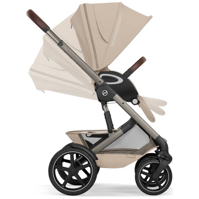 Poussette tout-terrain Talos S Lux 2026 avec nacelle soupleAlmond Beige Cybex Produit 8