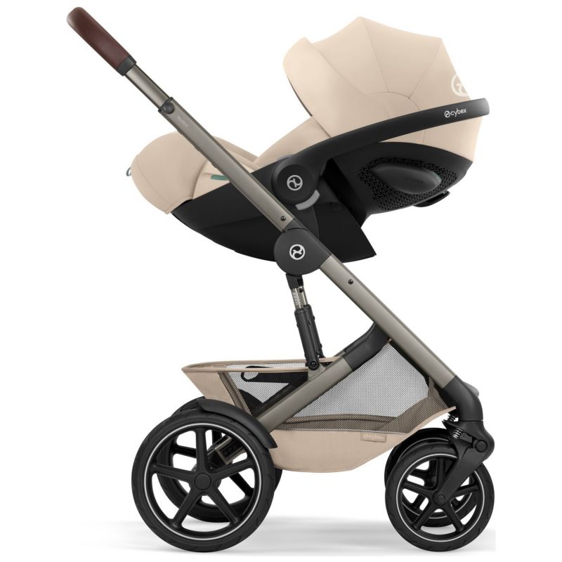 Poussette tout-terrain Talos S Lux 2026 avec nacelle soupleAlmond Beige Cybex Produit 9