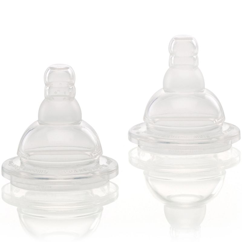 Lot de 2 tétines en silicone débit lent Mii (0 mois et +) Sophie la girafe