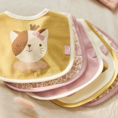 Lot de 5 bavoirs imperméables Flower Fairies