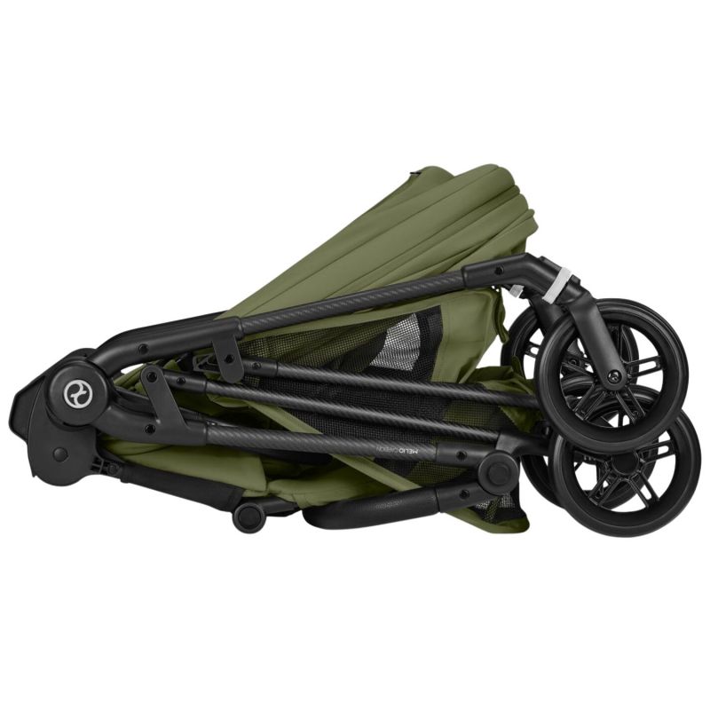 Poussette Citadine Ultra Légère Melio Carbon 2026 Moss Green Cybex Produit 7