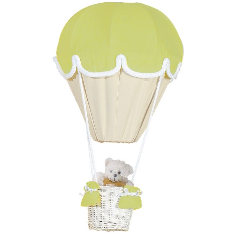 Lampe montgolfière anis et écru  Domiva