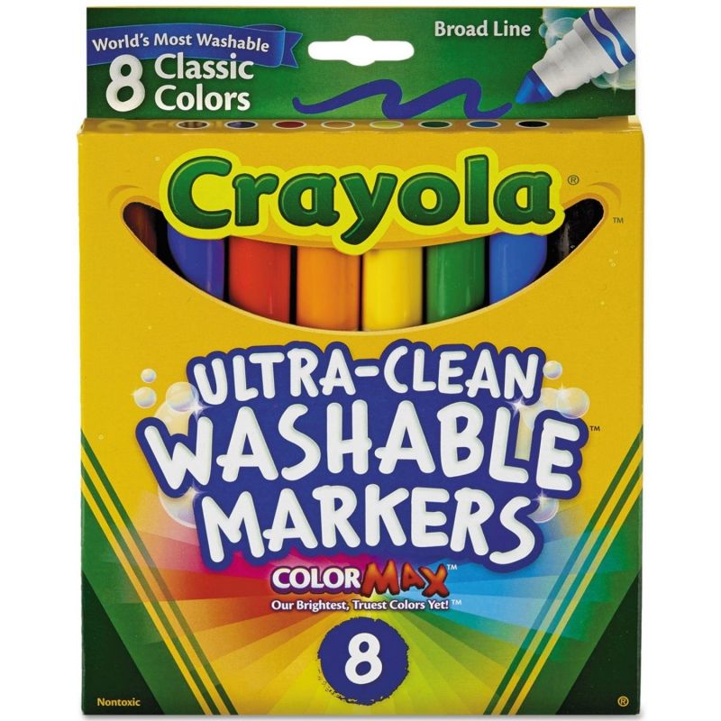 Set de 8 Feutres à l'eau Crayola pour Coloritable DBKids Packaging 2