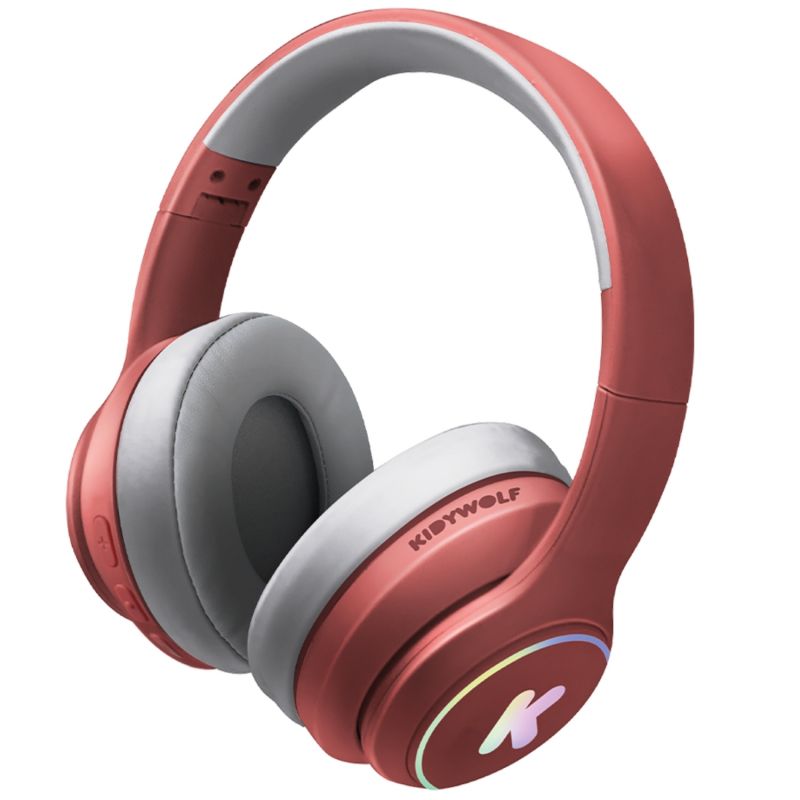 Casque audio rouge KIDYWOLF Produit 1