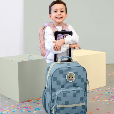 Valise à roulettes Pattern Party bleu