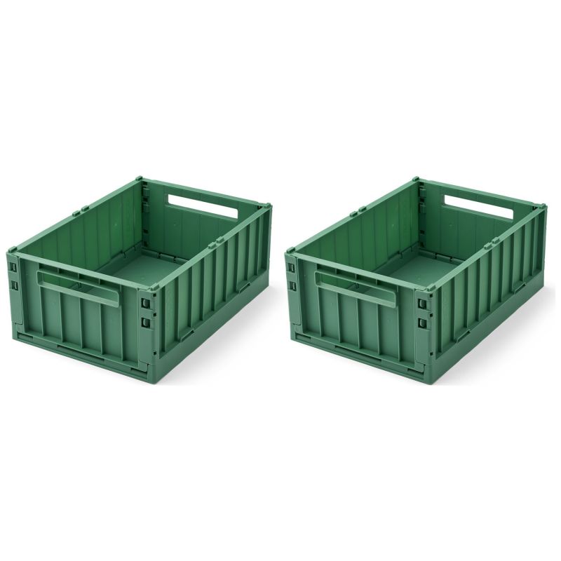 Lot de 2 caisses de rangement Weston M Dusty Ivy Liewood Produit 1