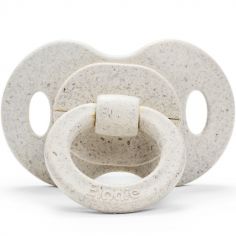 Sucette physiologique en bambou Lilly White (3 mois et +) - Elodie Details