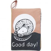 Livre bébé en tissu Good day!  par Petit Monkey
