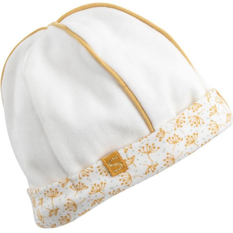 Bonnet de naissance jaune topaze Promenons-nous Sauthon Produit 1 grande taille