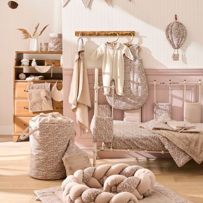 Lot de 2 bavoirs naissance gaze de coton Afternoon Tea