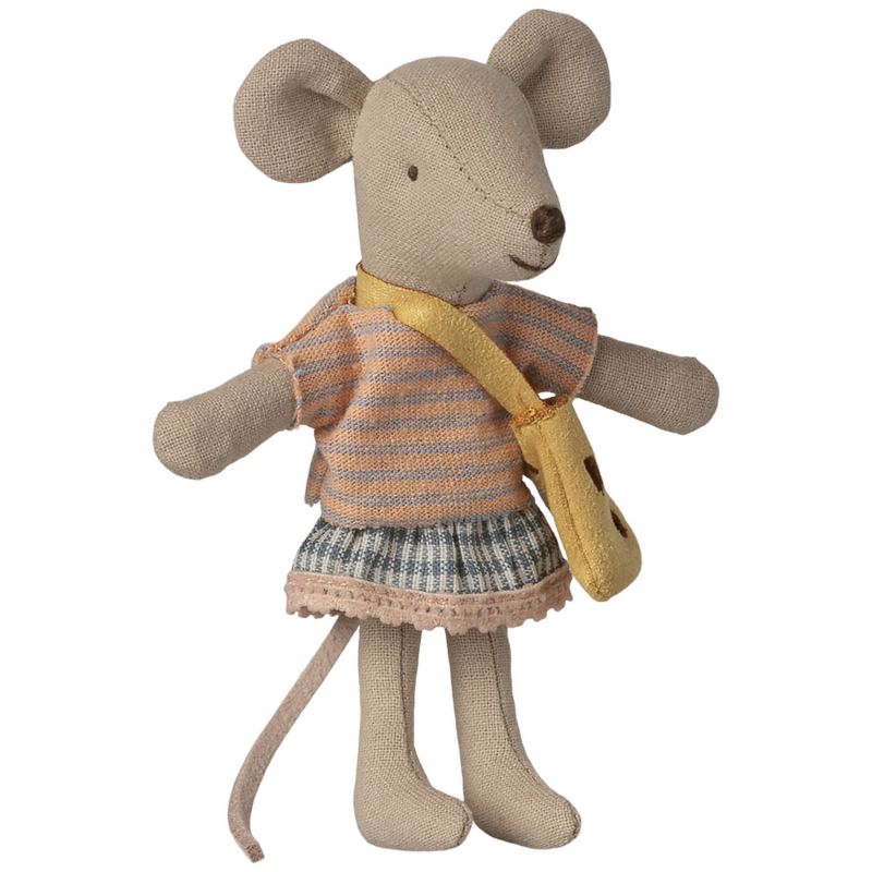 Petite Sœur souris avec son sac Maileg Produit 1