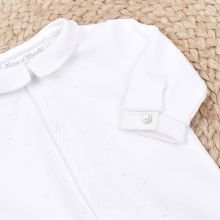 Pyjama léger blanc Linge d'antan (1 mois)  par Tartine et Chocolat