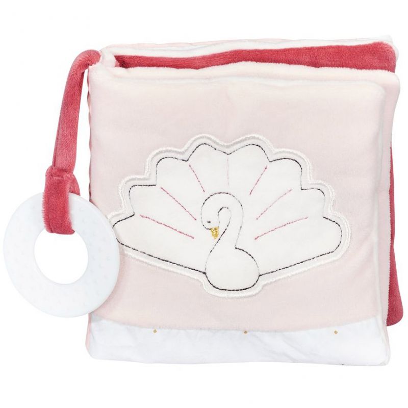 Livre bébé en tissu cygne Baby Swan Sauthon
