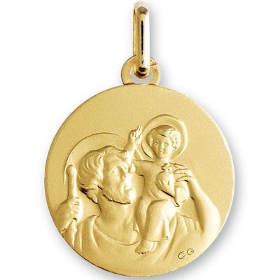 Médaille Saint Christophe Or 750