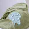 Jouets de bain antidérapants Grippi Méduse bleu corail (8 pièces)  par Quut
