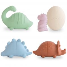 Lot de 4 jouets de bain Dino - Mushie