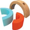 Culboto Circulaire à empiler Bass & Bass Montessori  par Trousselier