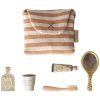 Trousse de toilette Souris Rayé rouge Maileg Produit 1