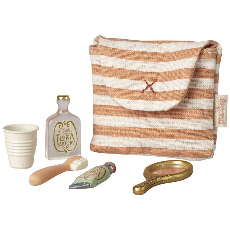 Trousse de toilette Souris Rayé rouge Maileg Produit 3