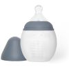 Biberon anti-colique en silicone Blue Grey (240 ml) - Elhée