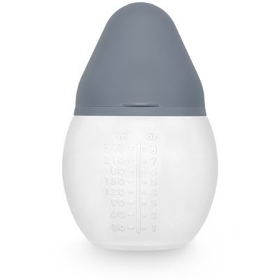 Biberon anti-colique en silicone Blue Grey (240 ml)