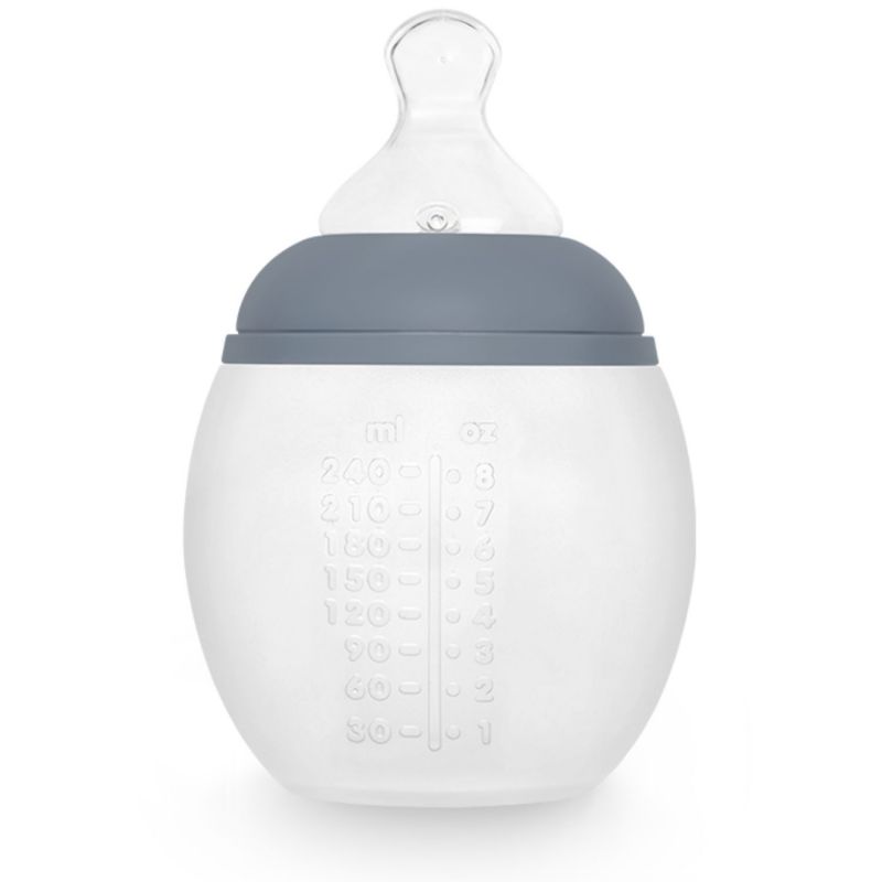 Biberon anti-colique en silicone Blue Grey (240 ml) Elhée Produit 3