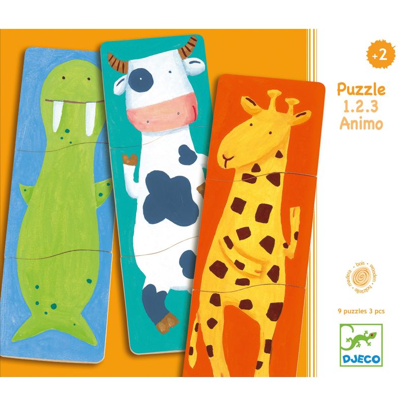 Puzzle Drôles d'animaux (27 pièces) Djeco