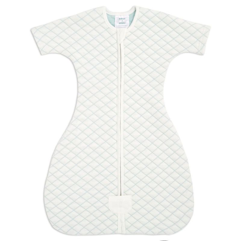 Gigoteuse 4 saisons ajustée crème et mint TOG 1,5 (60 cm) aden + anais