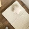 Matelas de voyage pliant rayé Tilleul (60 x 120 cm) Kadolis Ambiance 2