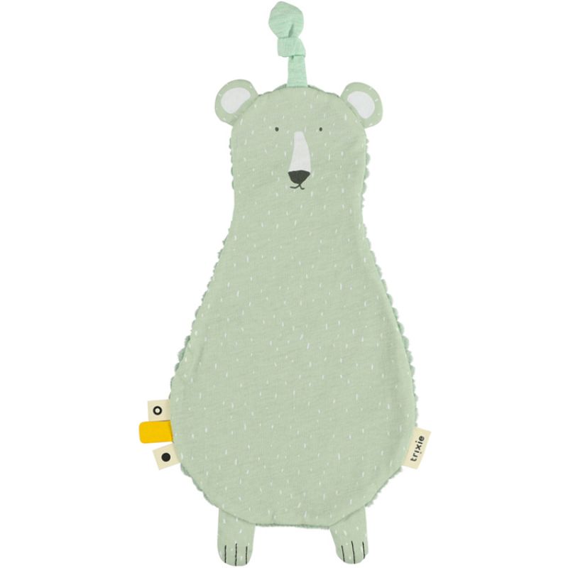 Doudou plat velours ours Mr. Polar Bear Trixie
