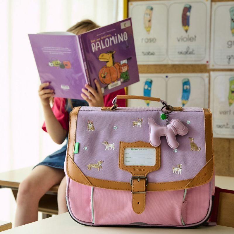 Cartable Les Fantaisies Mila Violet et Rose (35 cm) Tann's Ambiance 7