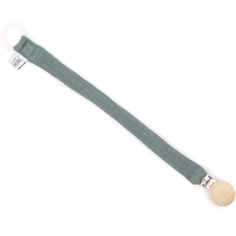 Attache sucette vert canard BEBEL